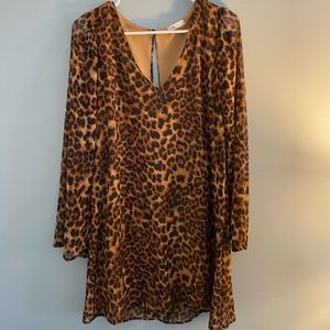 Everly cheetah print dress